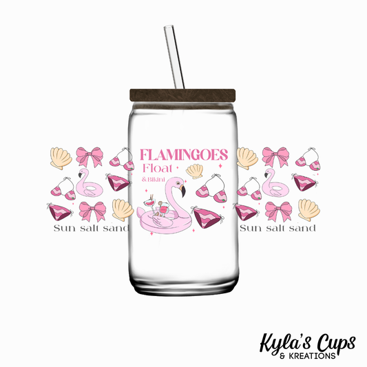 Flamingos Float