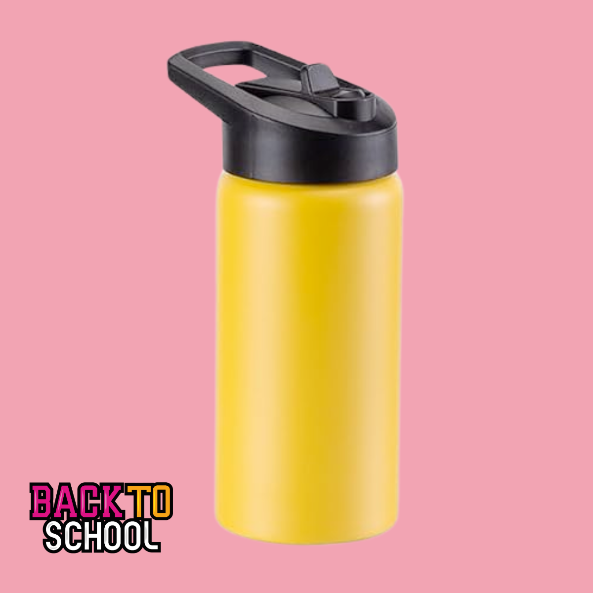 16 oz Water Bottle - Yellow
