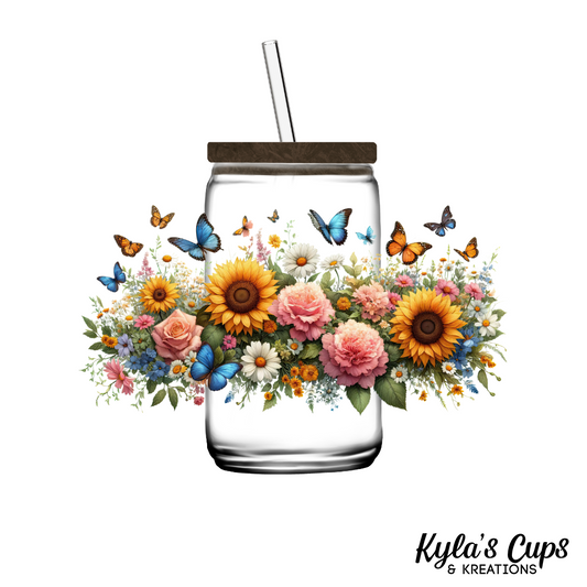Butterflies & Flowers 03