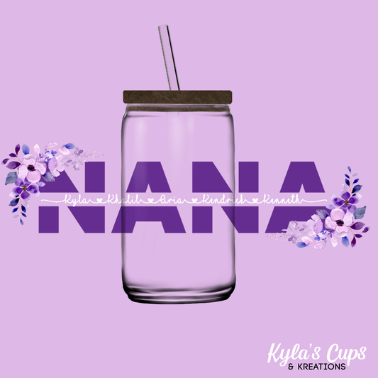 Nana + Grandkids Name